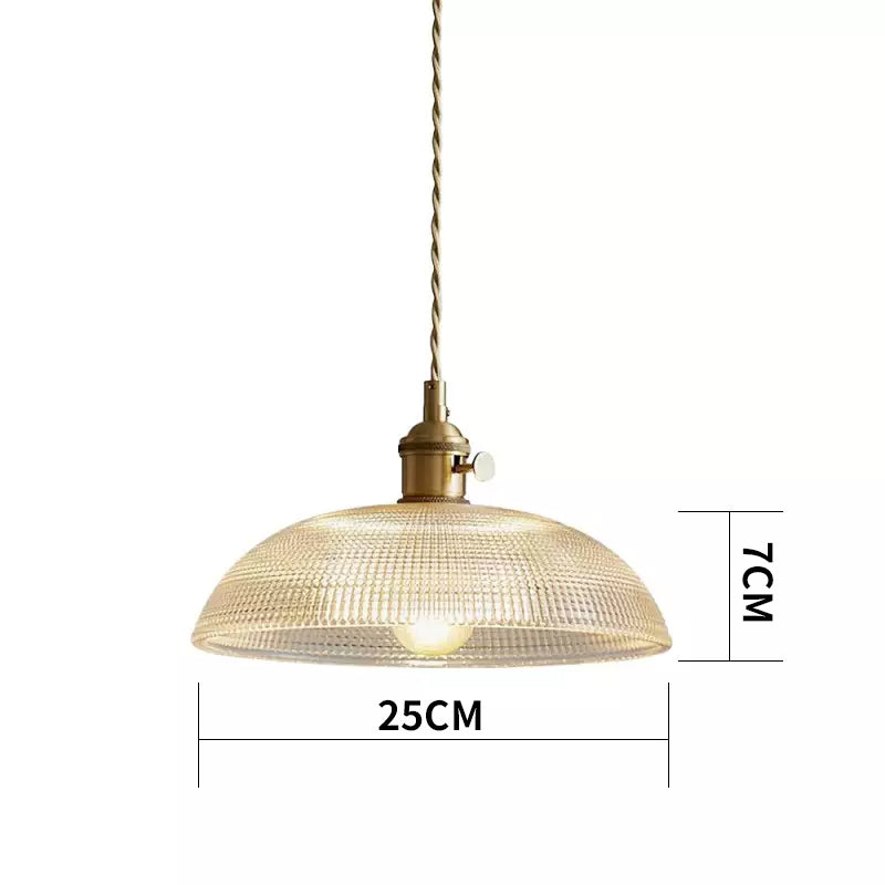 Modern Bowl Glass Pendant Light