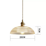 Modern Bowl Glass Pendant Light