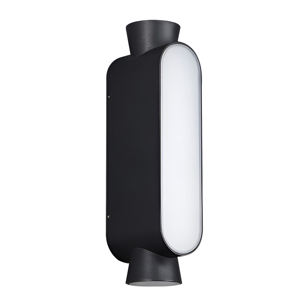 Up And Down Lights Black Modern Outdoor Wall Sconce