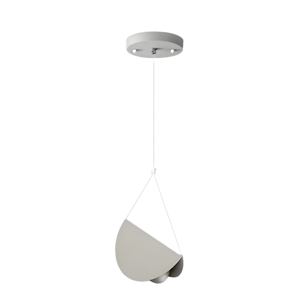 1 3 6 Light Minimalist Line White Glider Pendant Light