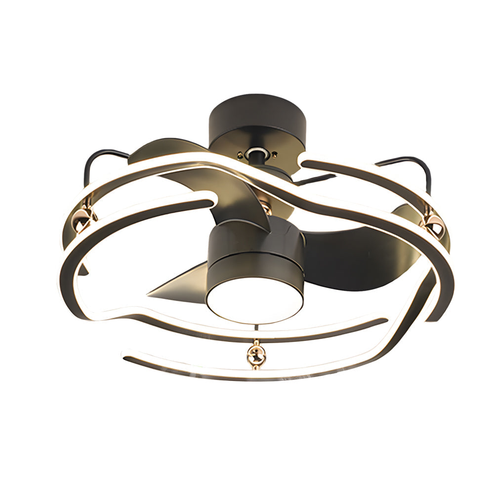 23 6 Low Profile Ceiling Fan With Dimmable Light And Remote