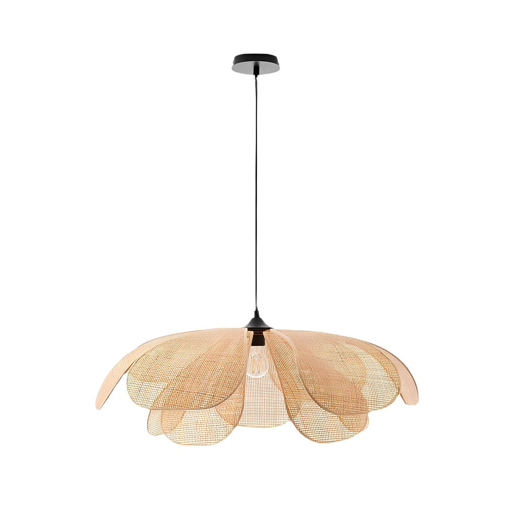 Creative Flower Petals Japanese Style Pendant Light Ha098825