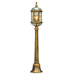 Golden European LED Pathway Lamp for Garden and Courtyard