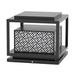 Square Waterproof Solar Outdoor Post Light