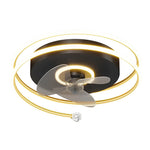 Circular Mute Bladeless Ceiling Fans Lights Li002311