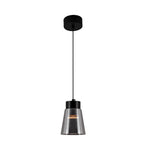 Minimalist Smoke Gray Glass Shade Cob Modern Pendant Lights Chandelier Li002740