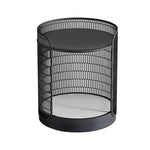 19 Inch Led Open Mesh Outdoor Floor Lamp With Table