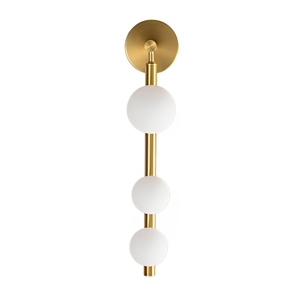 3 Glass Balls Wall Light Fixture Ha091134