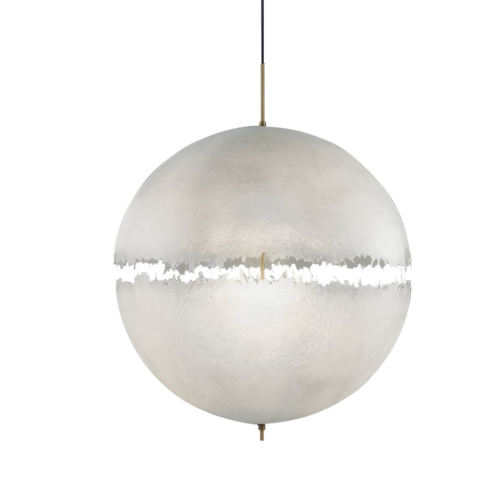 Moon Shaped Led White Pendant Light Li002036