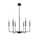 6 Lights Candlestick Chandelier Ha098569