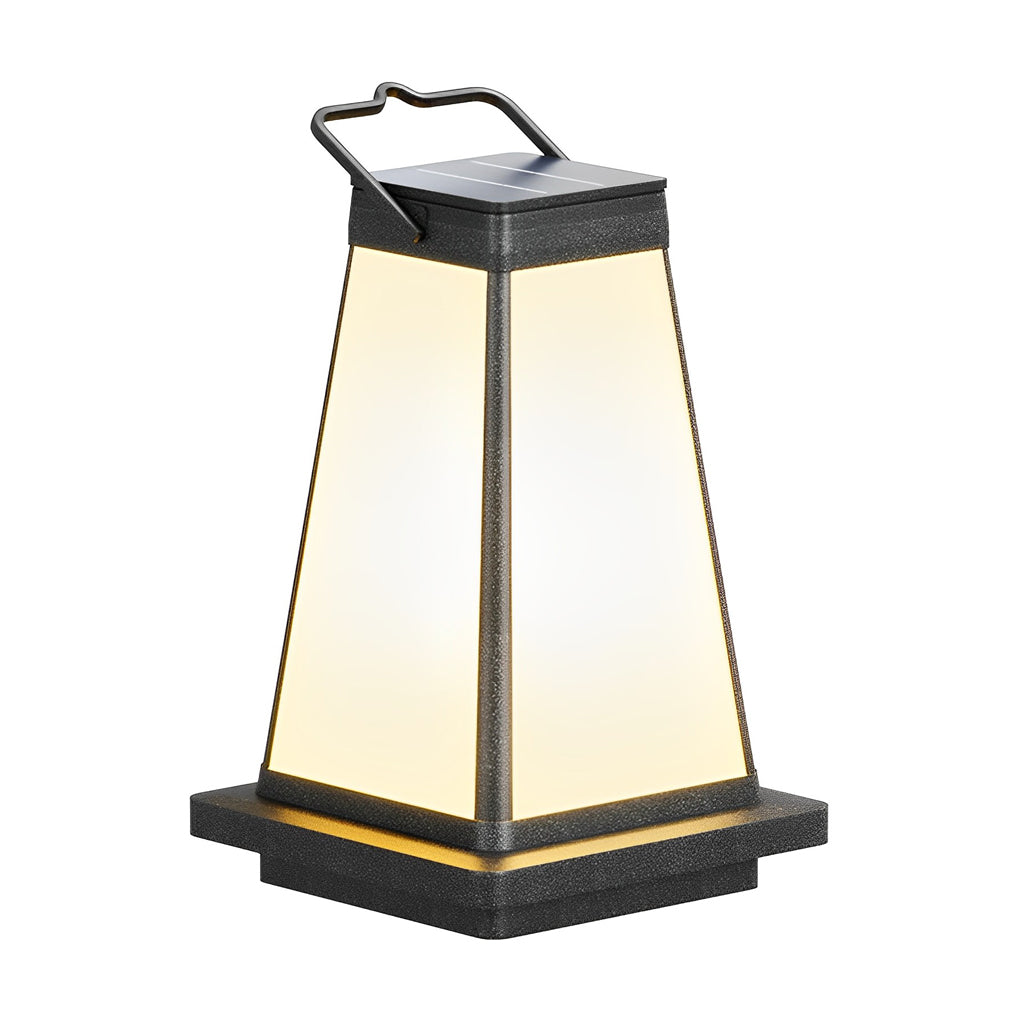 Square Portable Solar Outdoor Lantern Ha085030