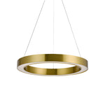 Gold Ring Pendant Light Modern Luxury Led Suspension