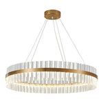 Round Crystal Pendant Light Li002000