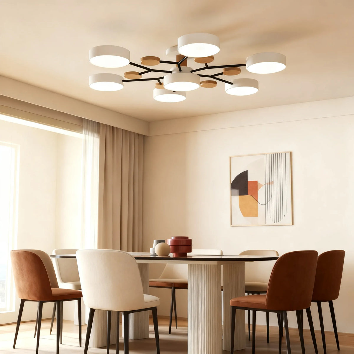 Nordic Modern Circular Acrylic Led Ceiling Light