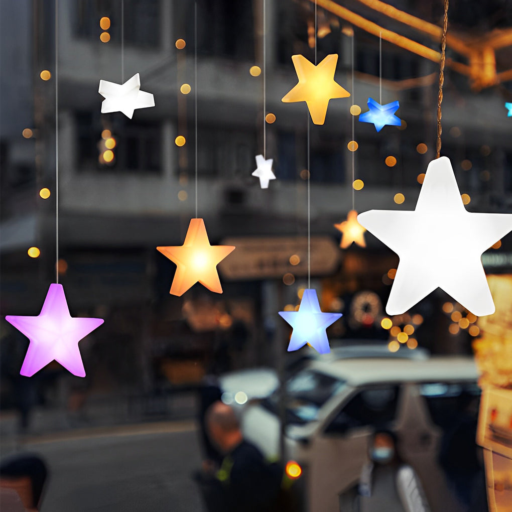 LED Star Ornament Lights – Modern Rechargeable Holiday Decor