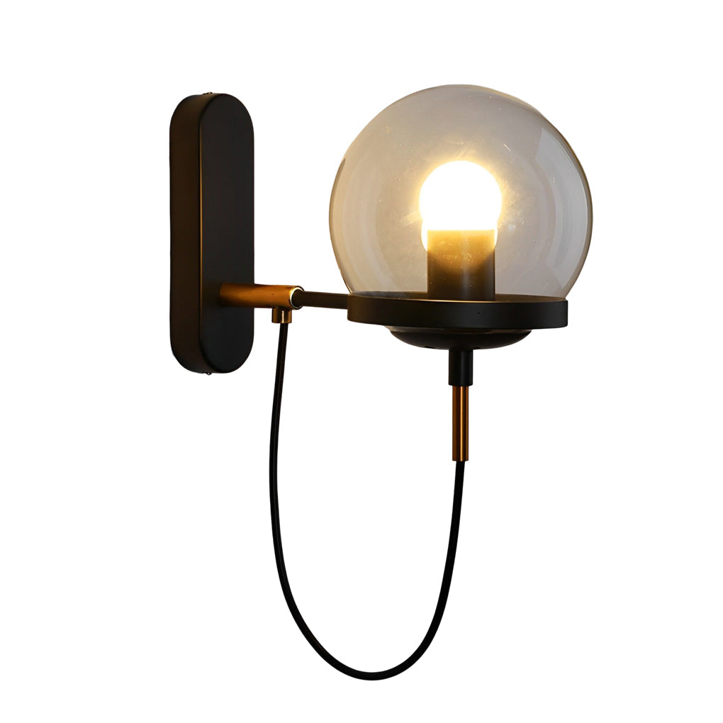Antique Circular Ball Wall Sconce Ha078252