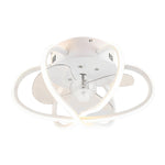 Round Flower Cage Ceiling Fans Lamp Ha082887