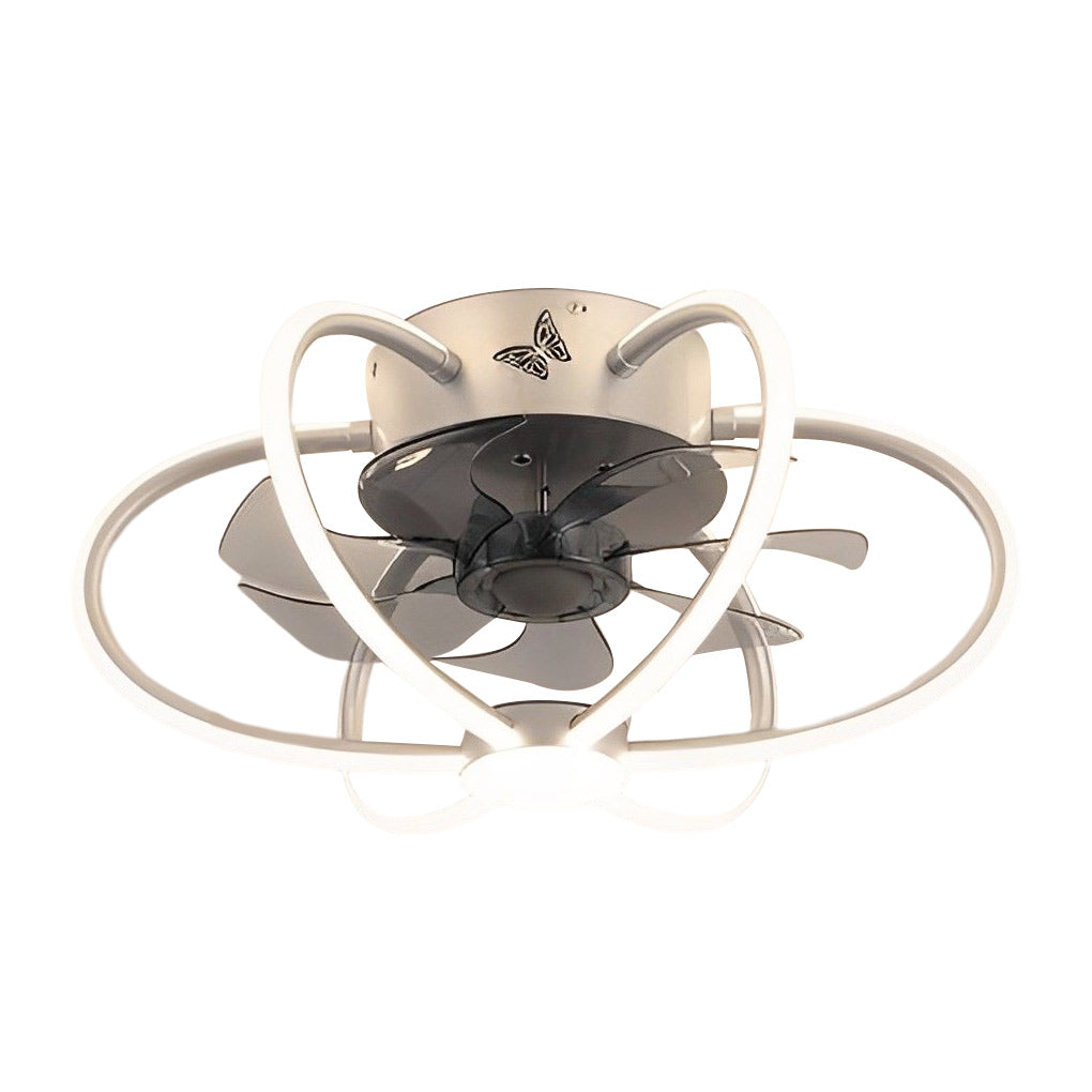 Flower Bladeless Ceiling Fans With Remote Ha082877