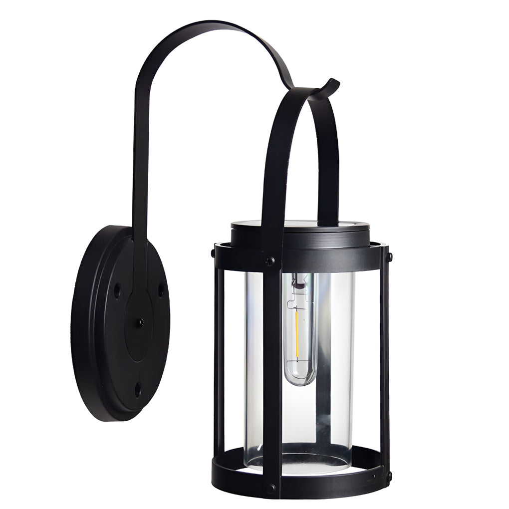 Lumière Portable Lantern Wall Sconce – Modern Solar LED Outdoor Lighting