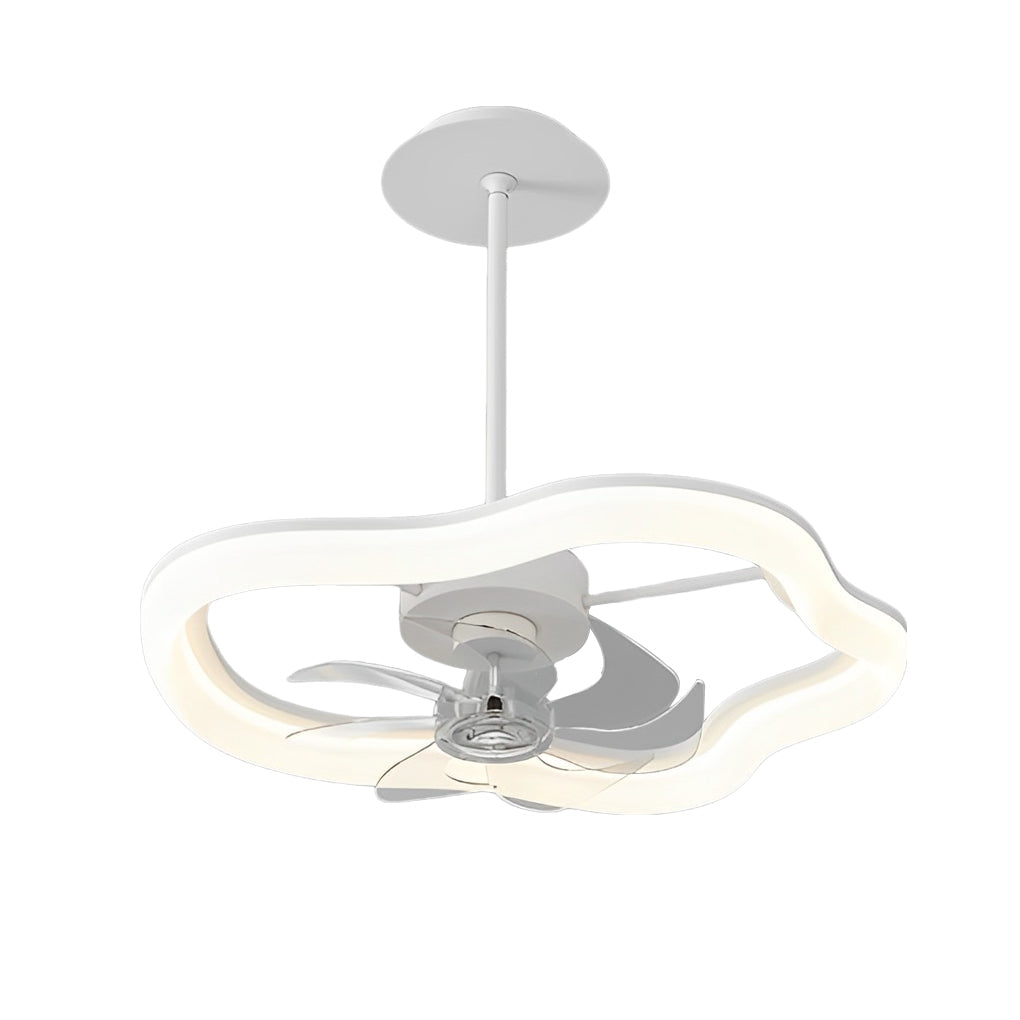 Circular Mute Ceiling Fans With Remote Li002496