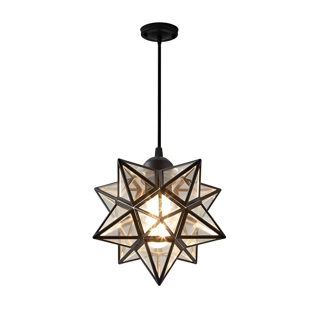 Five Pointed Star Pendant Light Ha091764