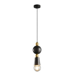 Modern Elegance Spindle Pendant Lamp