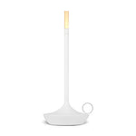 Cordless Portable Candle Wick Led Minimalist Table Lamp
