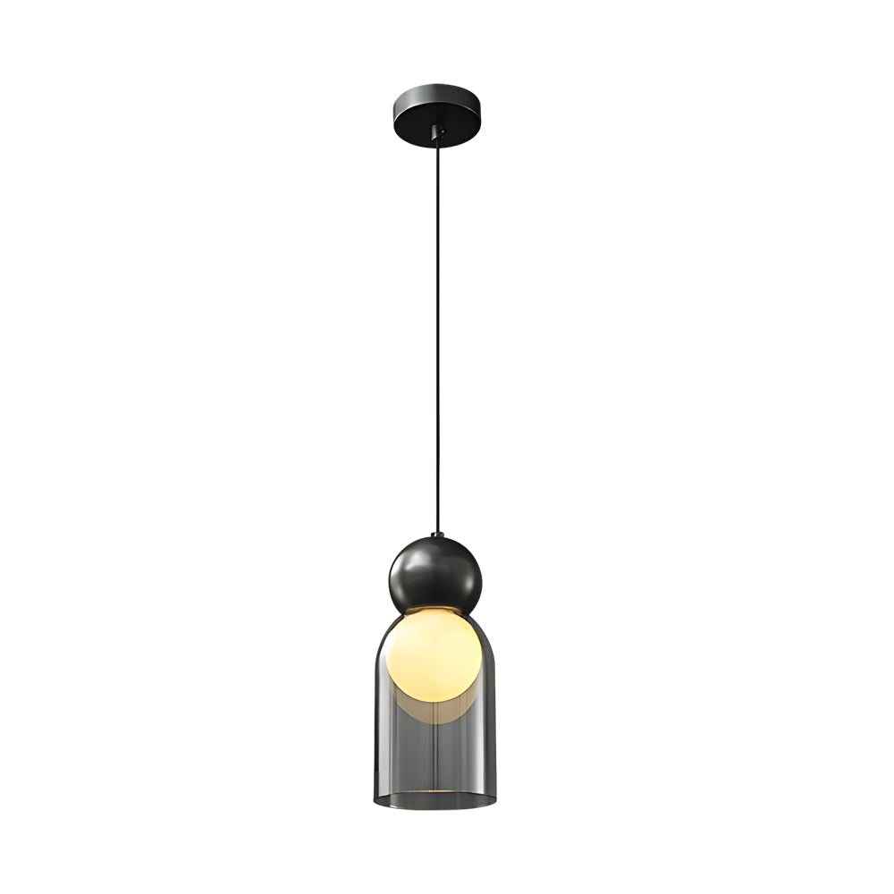 Glass Gourd Creative 3 Step Dimming Copper Luxury Modern Pendant Lights Li002741