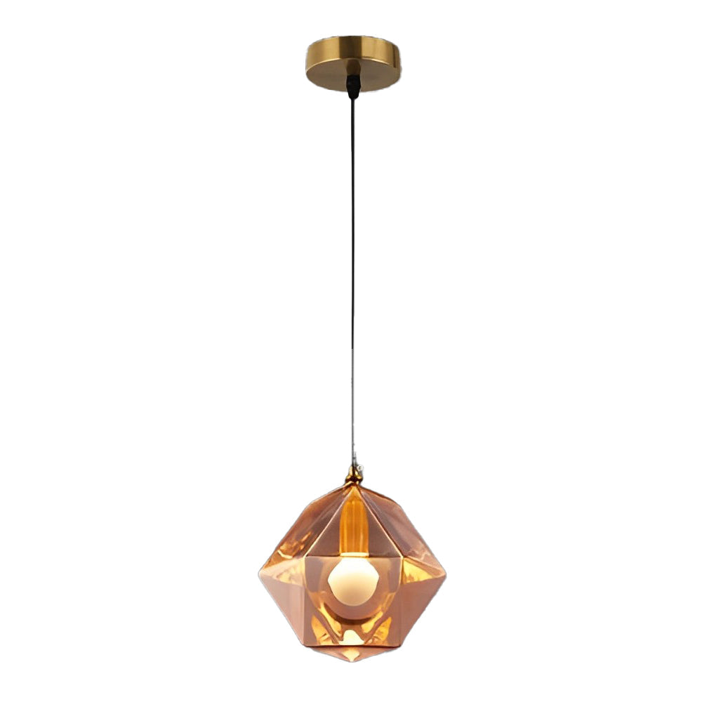 Glass Metal Nordic Kitchen Island Lighting Li002153