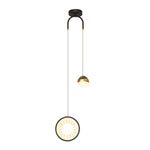 Round Oval Creative Starry Projection 3 Step Dimming Nordic Pendant Lights 1