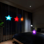 LED Star Ornament Lights – Modern Rechargeable Holiday Decor
