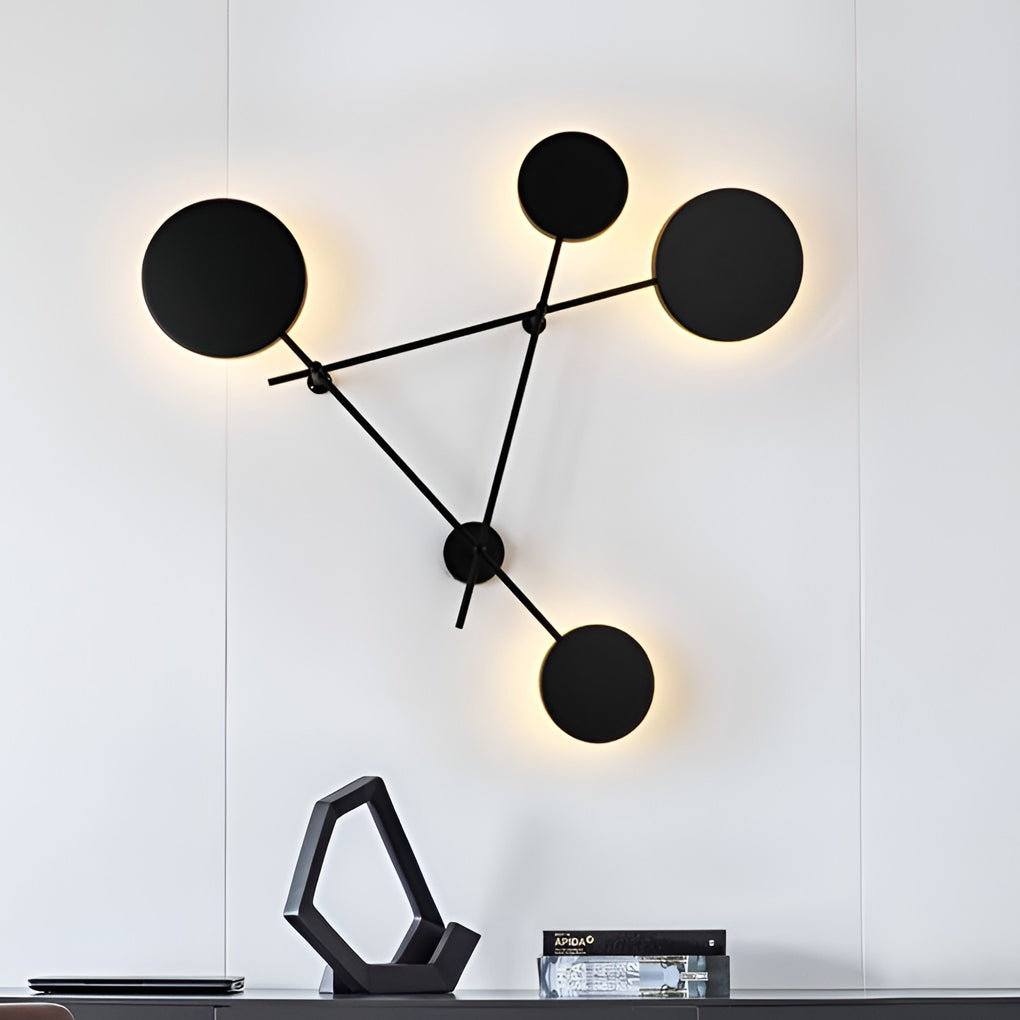 Geometric Round Led Nordic Wall Sconce Lighting Wall Lamp Wall Light Fixture