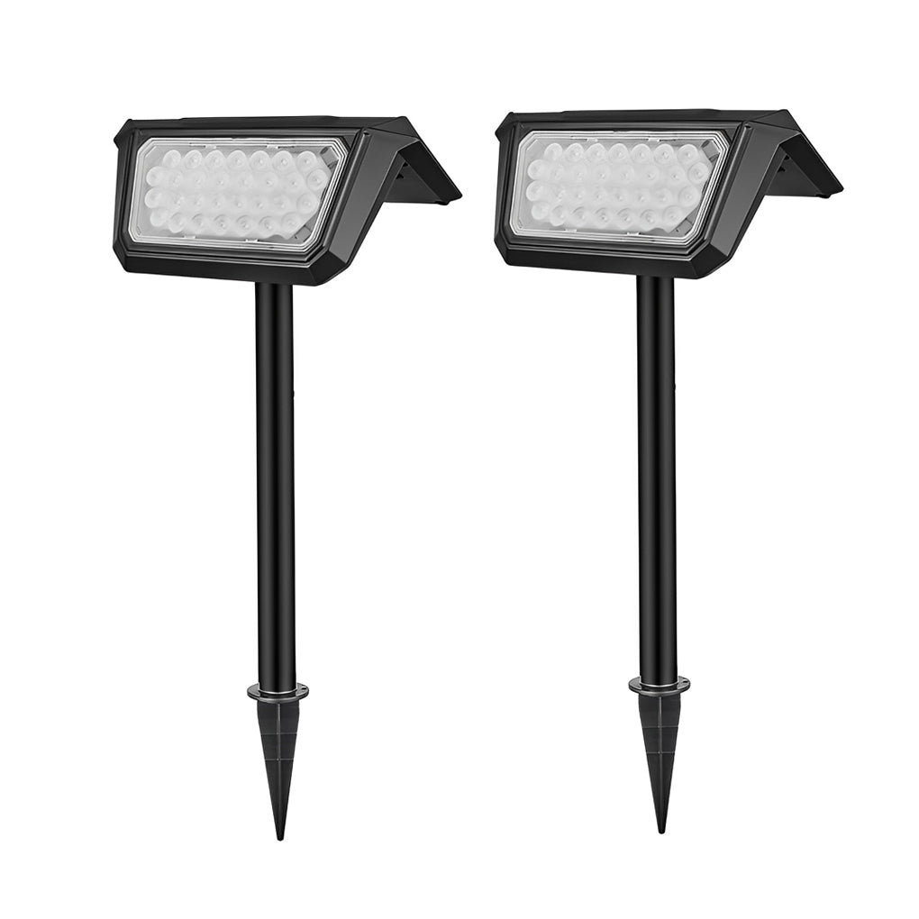 2Pcs Ip65 Led Solar Outdoor Lawn Lamp Ha084181