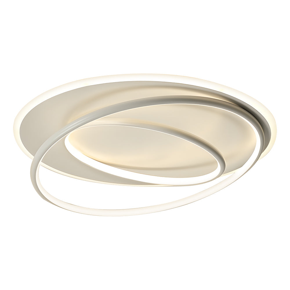 Round Ring Three Step Dimming Creative Nordic Led Ceiling Lights Fixture