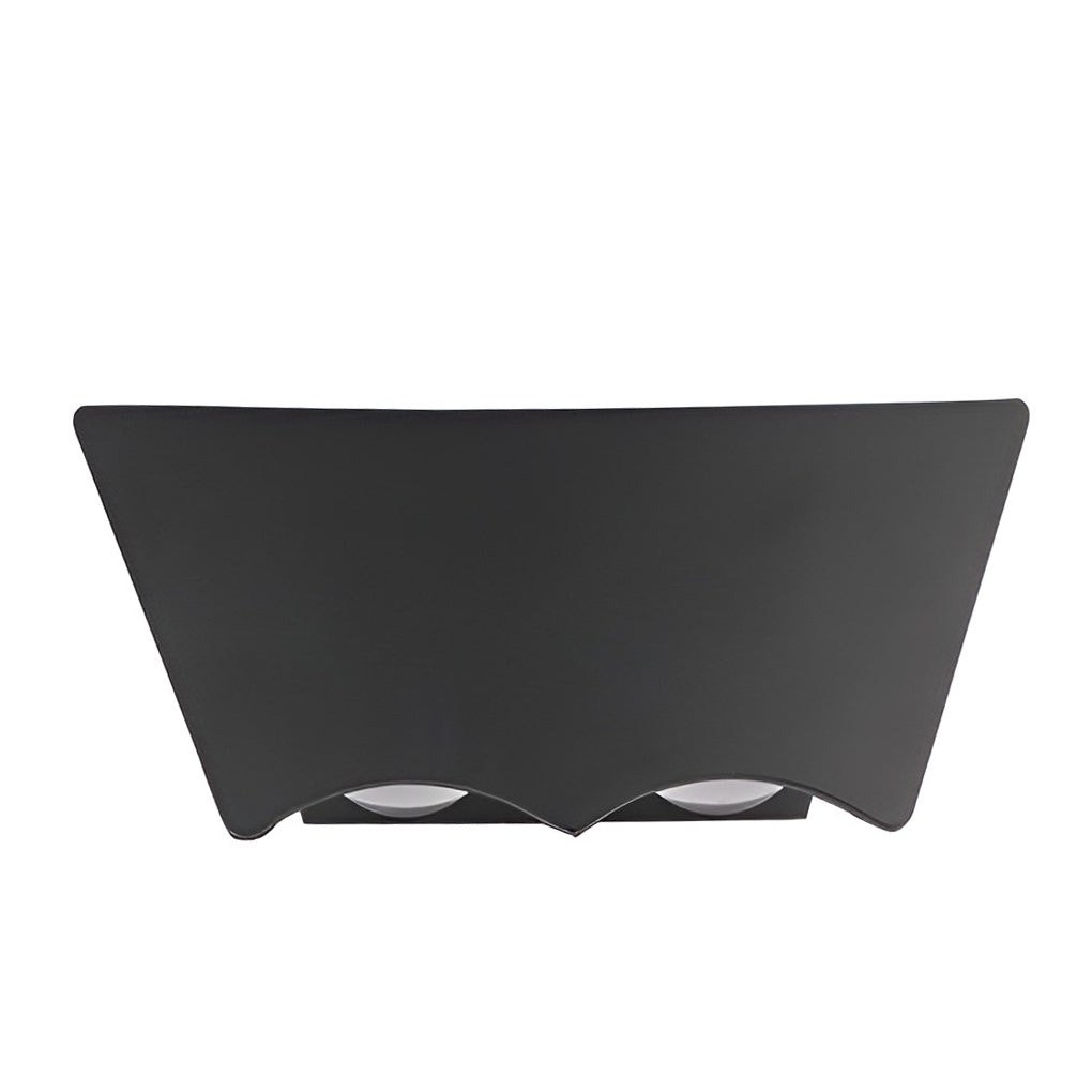 Led Up And Down Lights Waterproof Black Modern Wall Washer Light