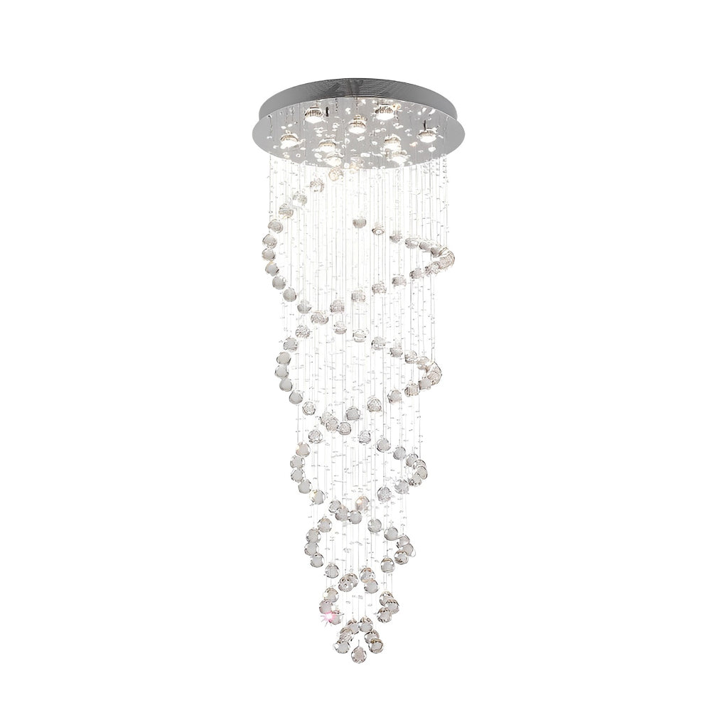 Double Spiral Led Staircase Chandelier Ha098799