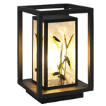 Artistic Solar LED Pathway Lights with Landscape Pattern