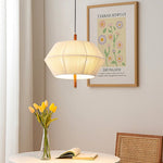 Soren Linen Pendant Light – Geometric Nordic Design for Modern Interiors