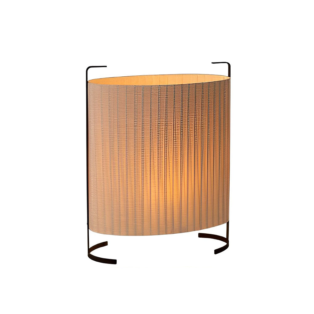 42 Inch Modern Japanese Style Fabric Outdoor Floor Lamp