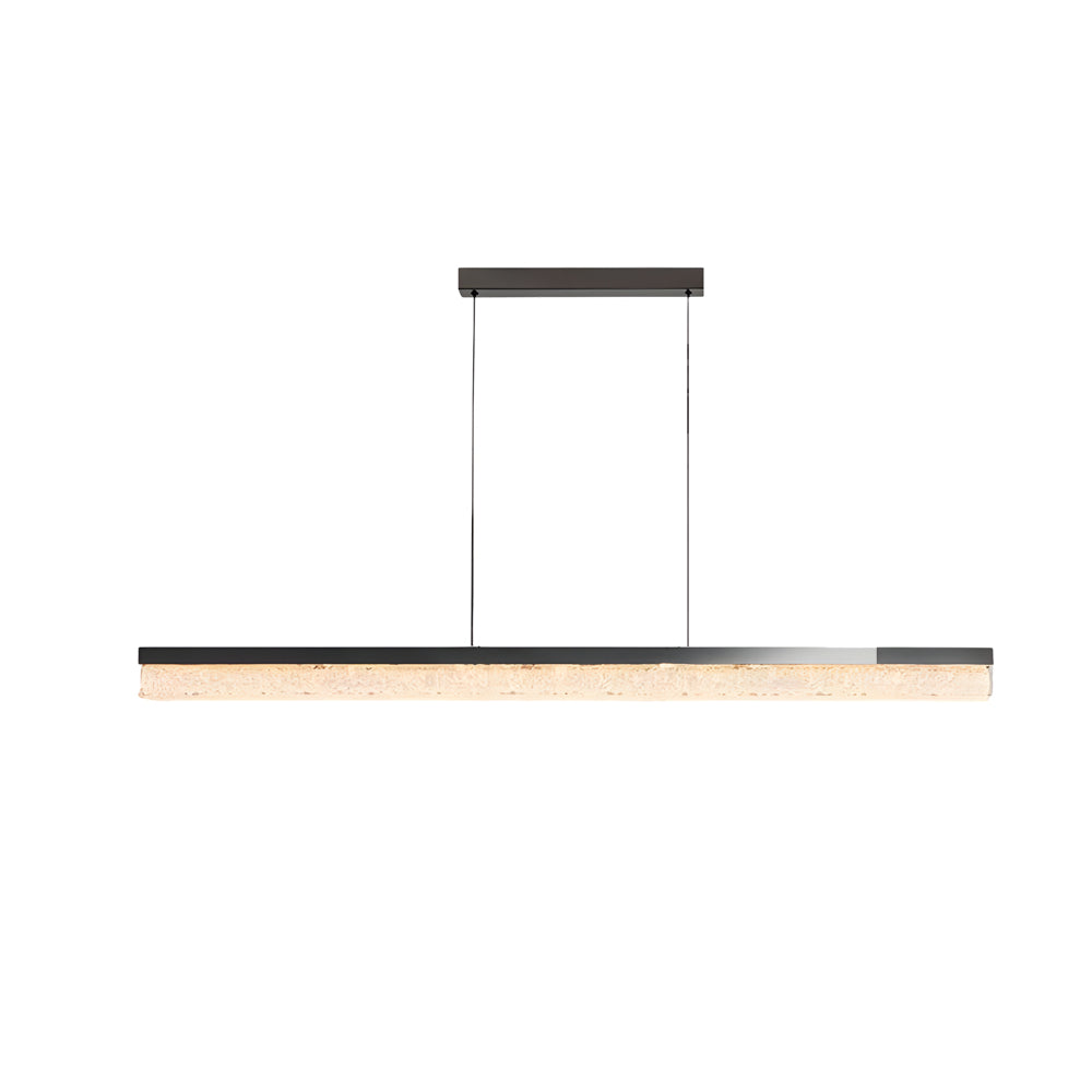 47 24 1 Light Linear Led Dimmable Kitchen Island Pendant Black Bronze