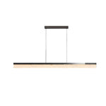 47 24 1 Light Linear Led Dimmable Kitchen Island Pendant Black Bronze