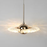 Lumina Circle Anodized Acrylic LED Pendant Light for Modern Interiors