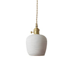 Handmade Ceramic Shade Japanese Style Pendant Light Li002664