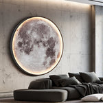 Modern Round Moon Wall Lamp