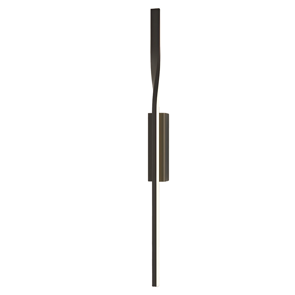 Linear LED Wall Sconce in Matte Black for Modern Interiors