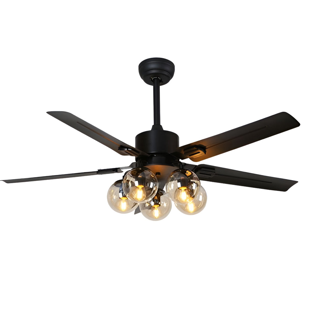 Silent Nordic Flush Mount Ceiling Fan Light With Remote Control