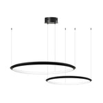 Black Ring Chandelier Led Pendant
