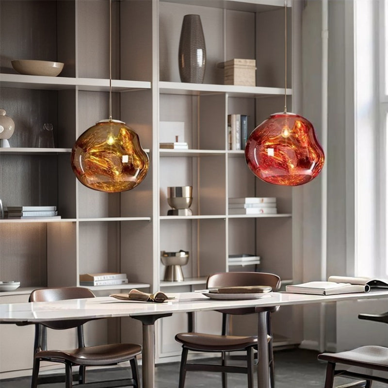 Glass Melt Pendant Light