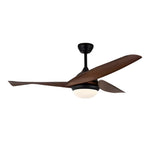 52 In 3 Blade Led 6 Speed Quiet Ceiling Fan With Light And Remote Control