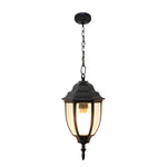 Antique Aluminum Waterproof Glass European Style Outdoor Chandeliers
